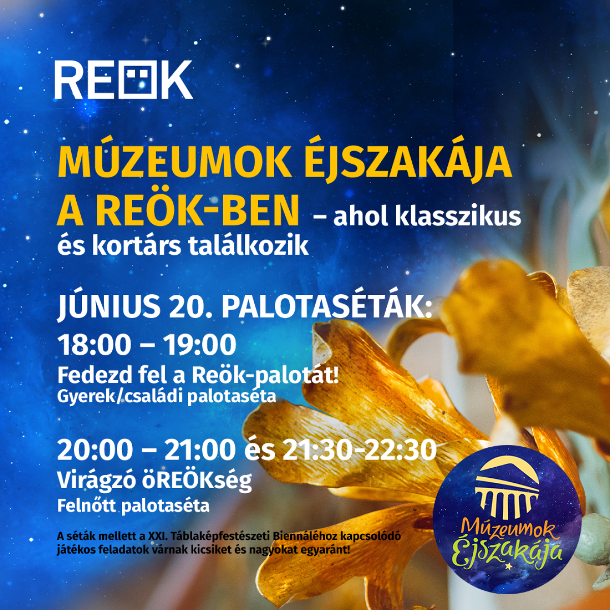 Kort&aacute;rsak &eacute;s gasztron&oacute;mia: M&uacute;zeumok &Eacute;jszak&aacute;ja a RE&Ouml;K-ben