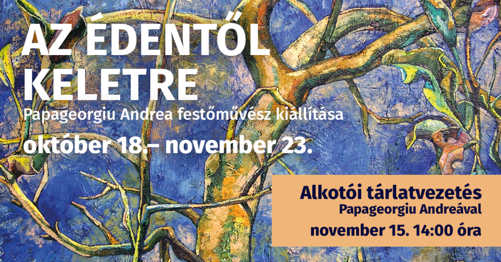 Alkotói tárlatvezetés Papageorgiu Andreával